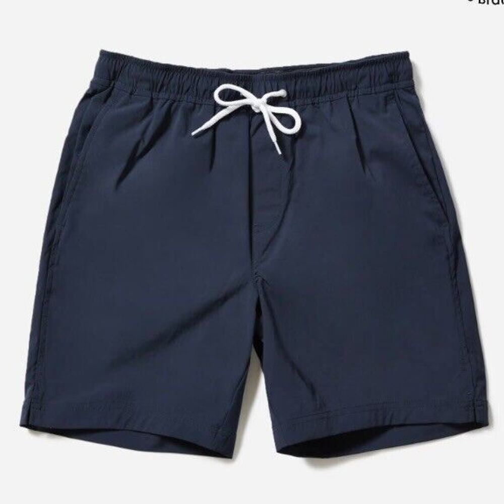 Everlane Swim Shorts Mens XL Navy Blue The ReNew Recycled Sustainable NEW